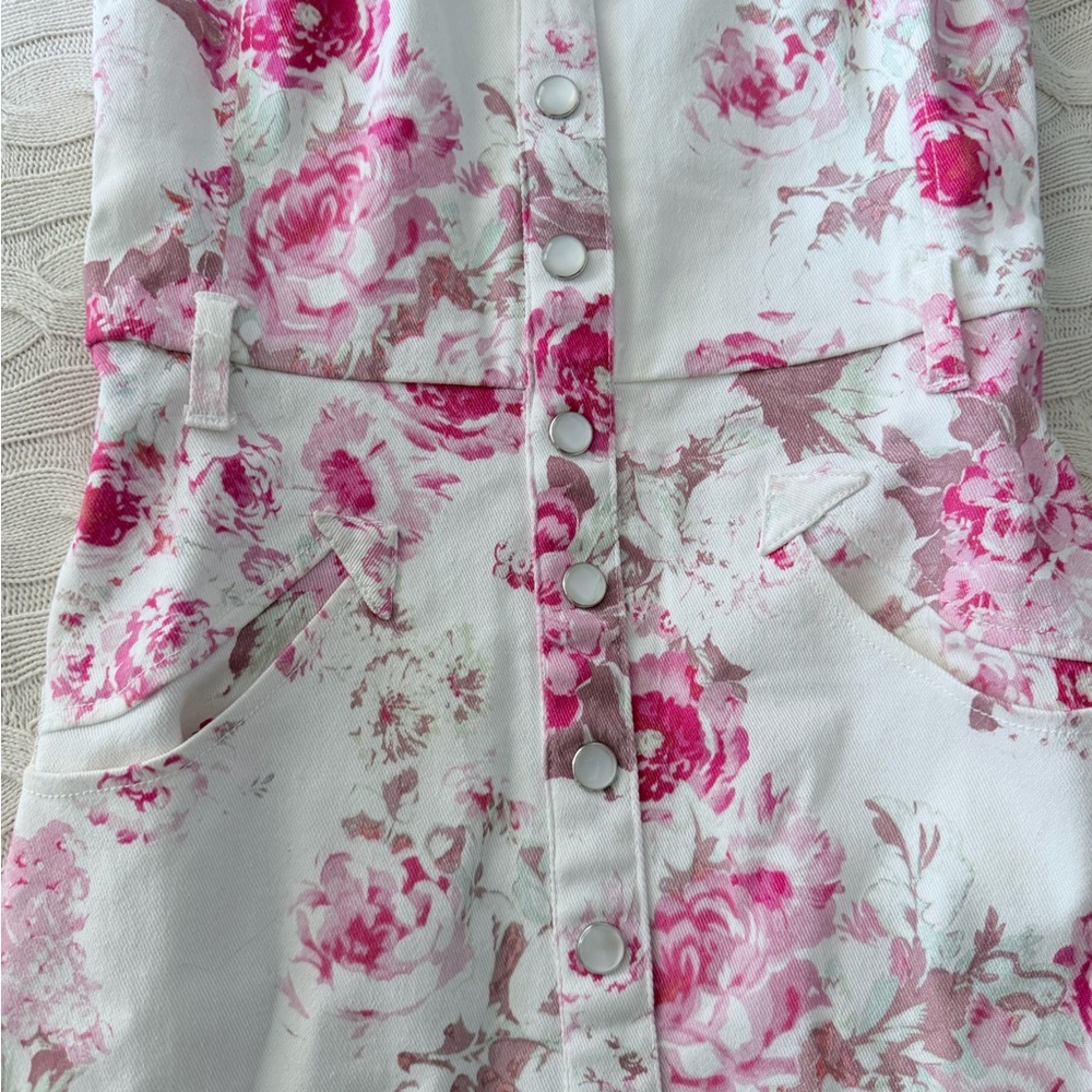 For Love And Lemons Pink Floral Dress - Picture 4 of 9